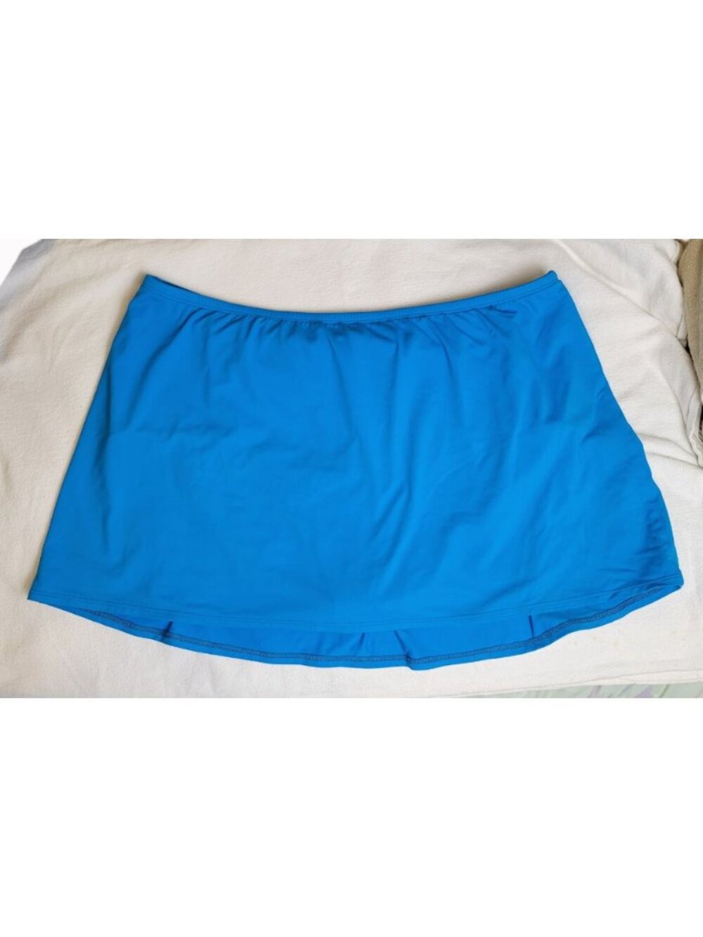 LIZ CLAIRBORN Woman's TEAL BLUE Swim Skort Tennis Shorts Bathing Suit Tankini 20